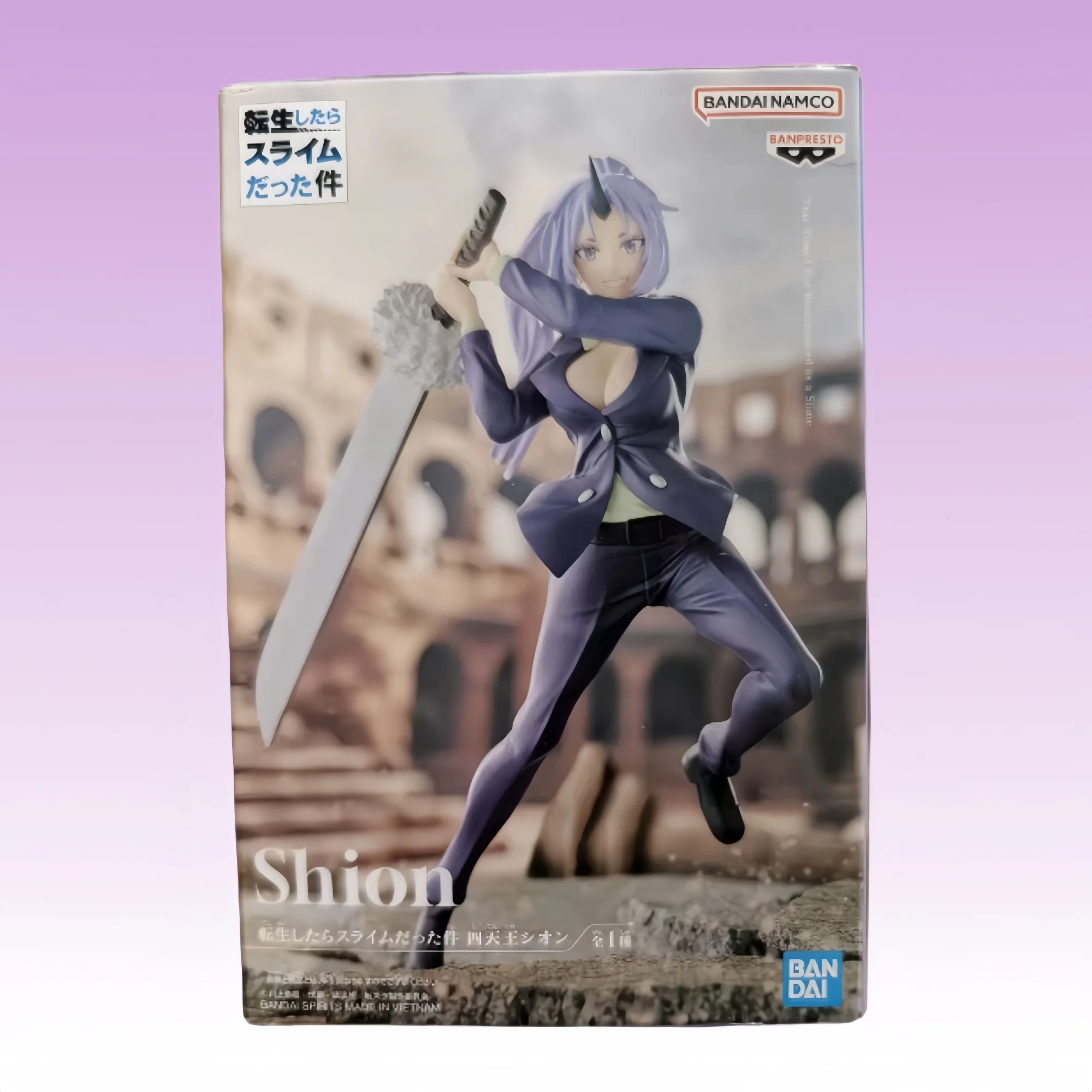 

Banpresto Bandai That Time I Got Reincarnated as a Slime Shion 18cm Standing Figure Model in Combat Stance Genuine Collectible