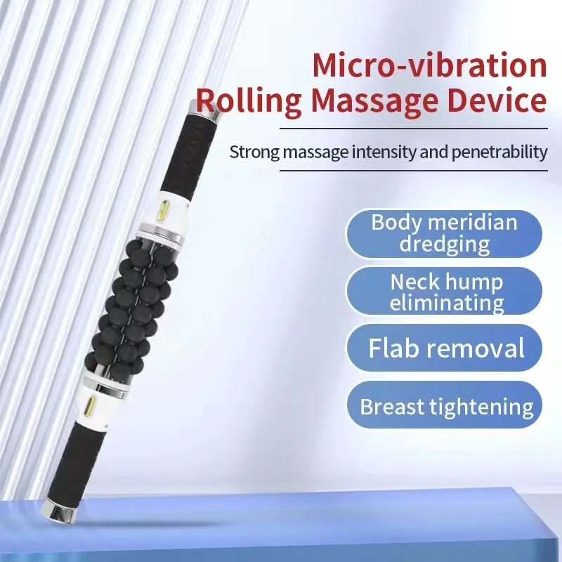 Deep Tissue Vibrating Rolling Body Massager Inner Ball Roller Body Micro Vibration Body Massage Machine
