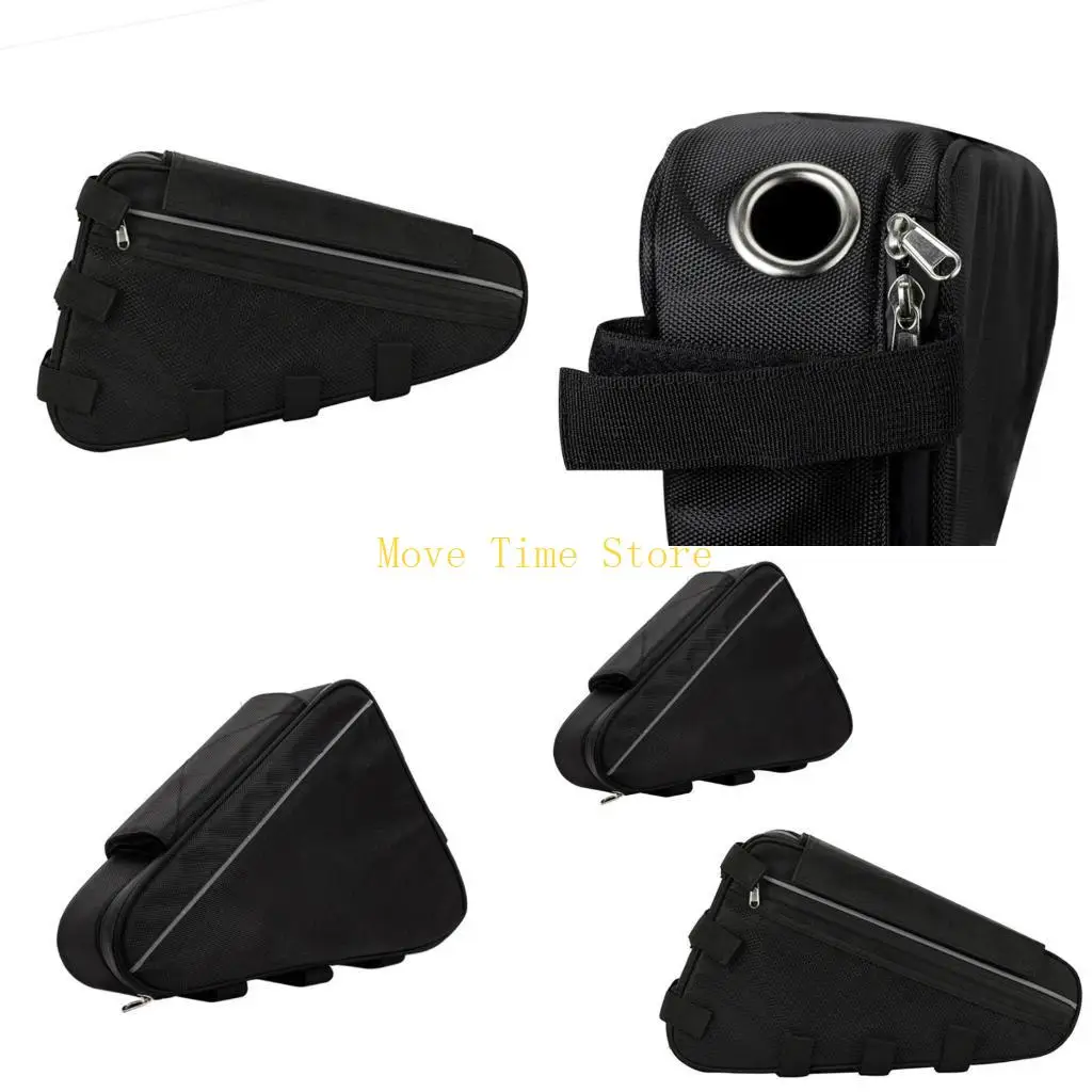 

92ME Triangle Battery Bag For Bicycles Modification Including Mountain Bike And Electric Bike Waterproof Nylon Construction