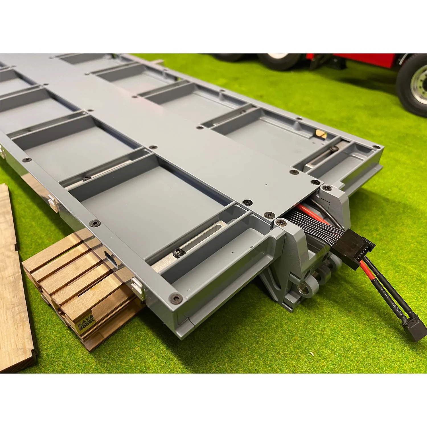 

RC Car Metal CNC Flat Module For 1/14 Heavy Trailer DIY Tamiyaya Tractor Truck Models Parts Toy TOUCAN HOBBY TH20584