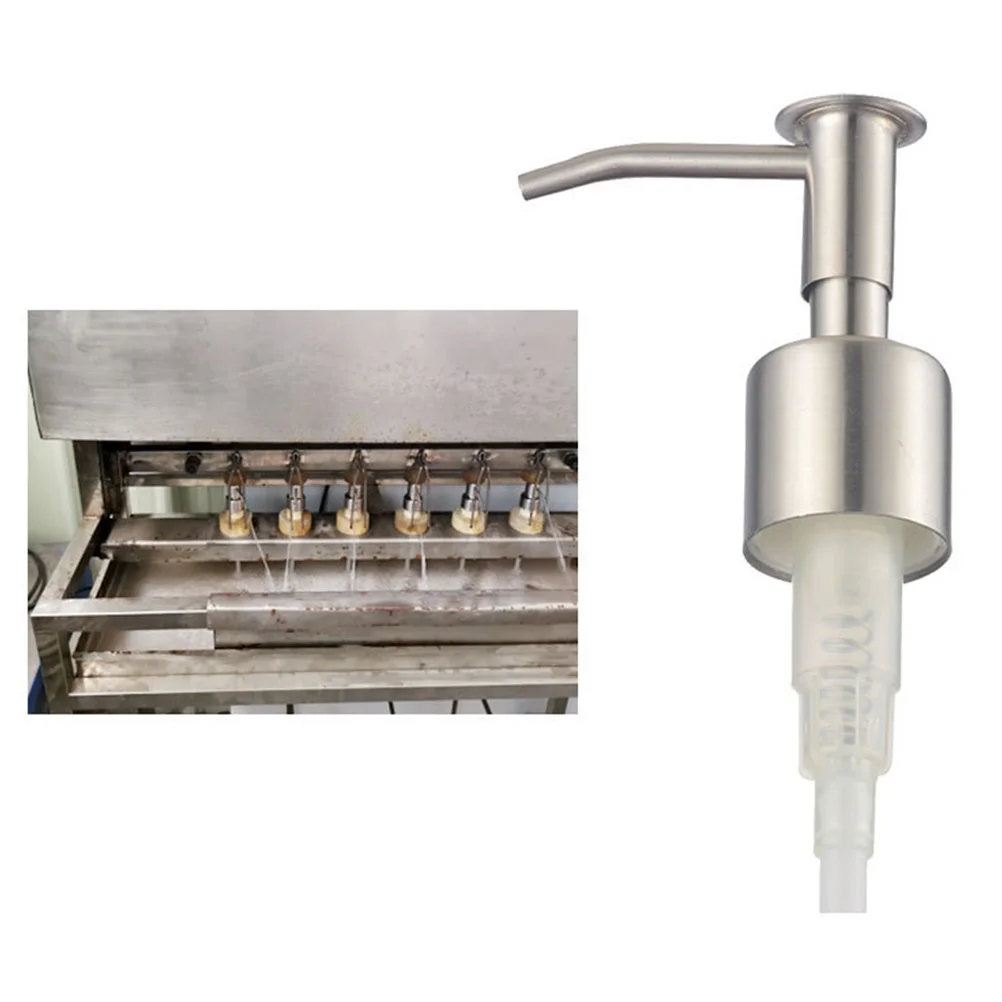 1 قطعة رأس المضخة لزجاجة الفولاذ المقاوم للصدأ موزع الصابون رئيس الصحافة استبدال غسول الشامبو مستحلب مضخة توزيع للمنزل #5