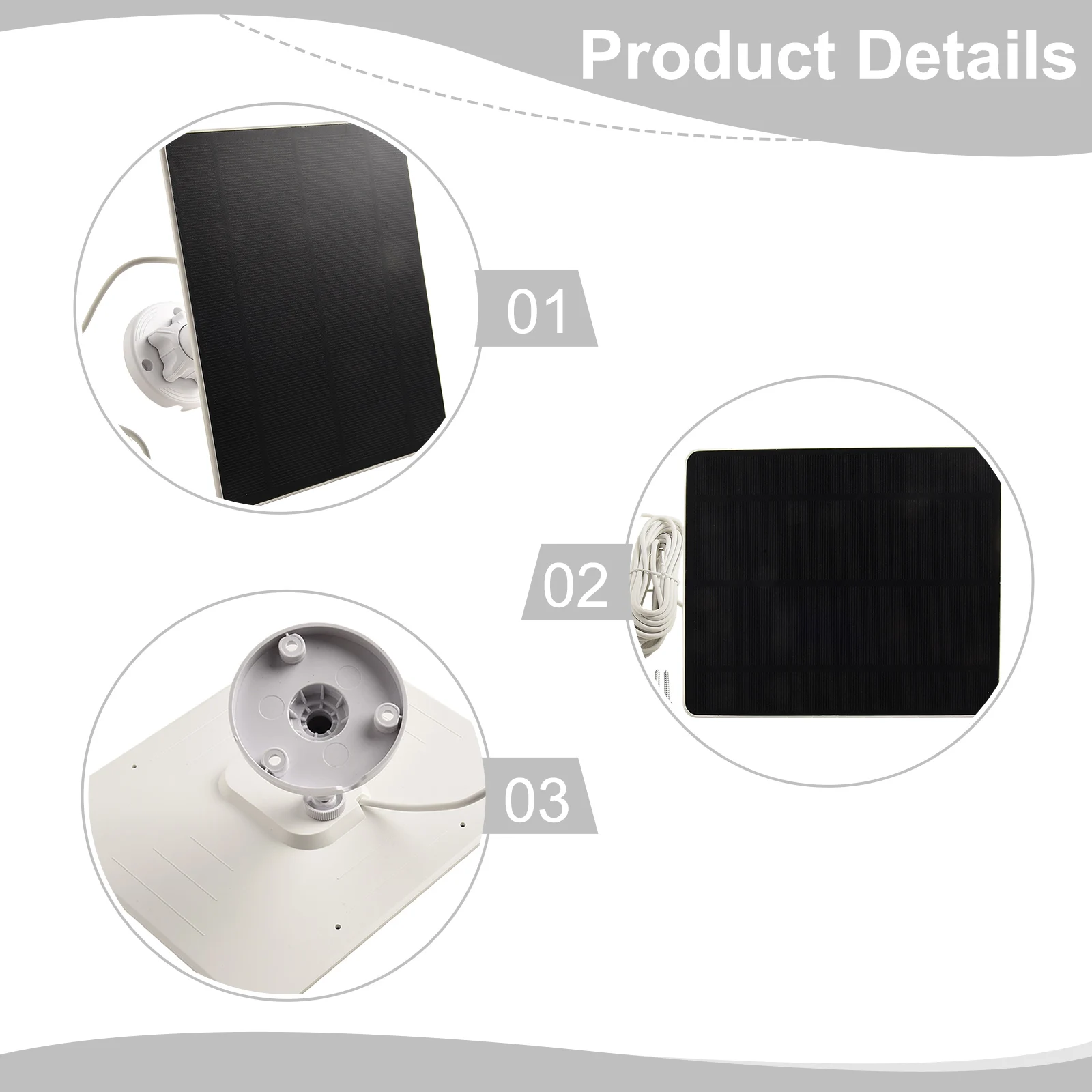 Energy Efficient High Output Performance of This Waterproof IP66 Rated Solar Panel Compatible With Your For Arlo Devices