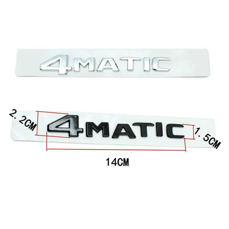 Placa de identificación para maletero de coche, pegatina con emblema de logotipo y letras para Mercedes Benz Clase V W447 V250d V300d V350d V220d 4MATIC, accesorios