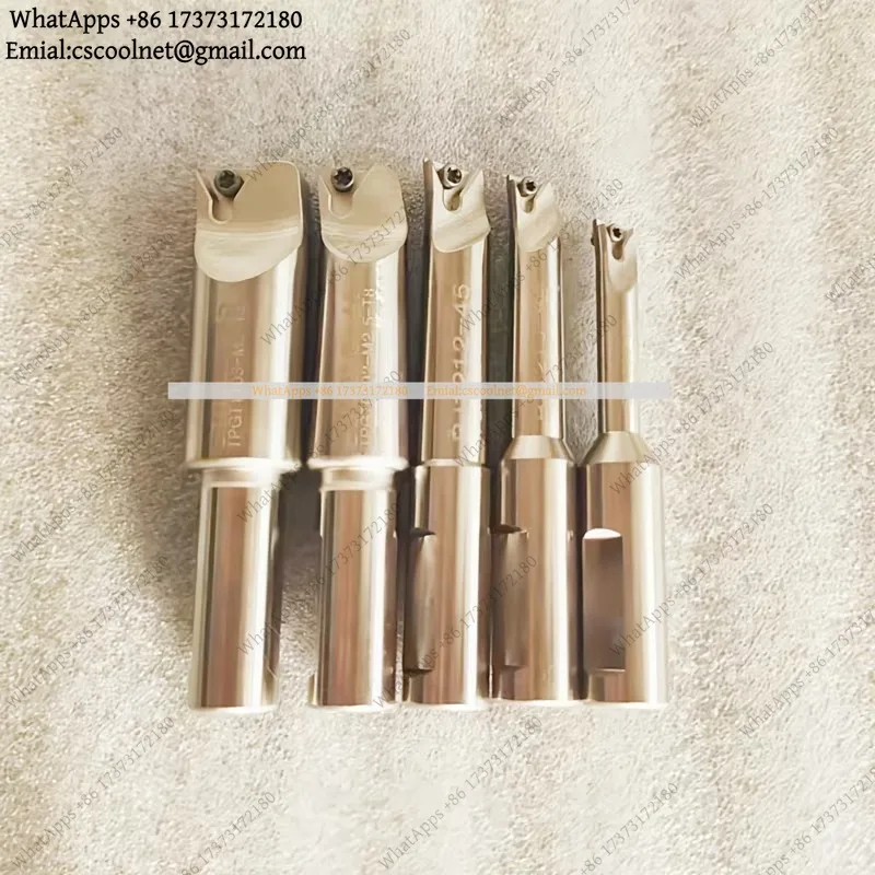 5Pcs SBJ12 CNC Boring Bar Set For F1-12 Boring Head 8-25mm Replaceable Inserts