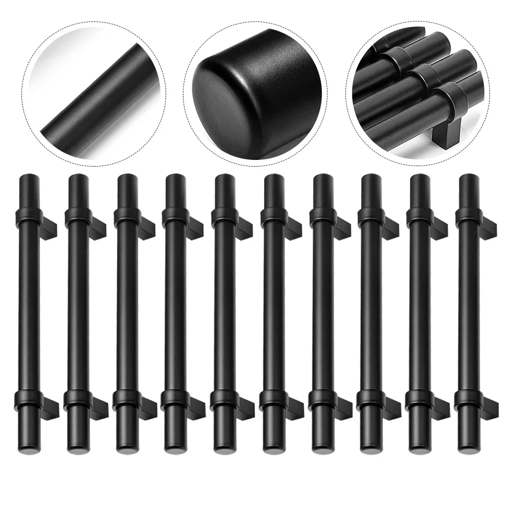 

10Pcs Hollow Stainless Steel Cabinet Handles Modern Sash Lift Drawer Pulls Furniture Door Grips for Kitchen Cupboard Wardrobe