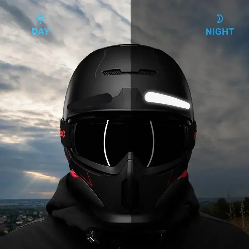 Black Reflective Stickers Motorcycle Riding Helmet Reflective Stickers Self-Adhesive Reflective Tape Nighttime Safety Stickers