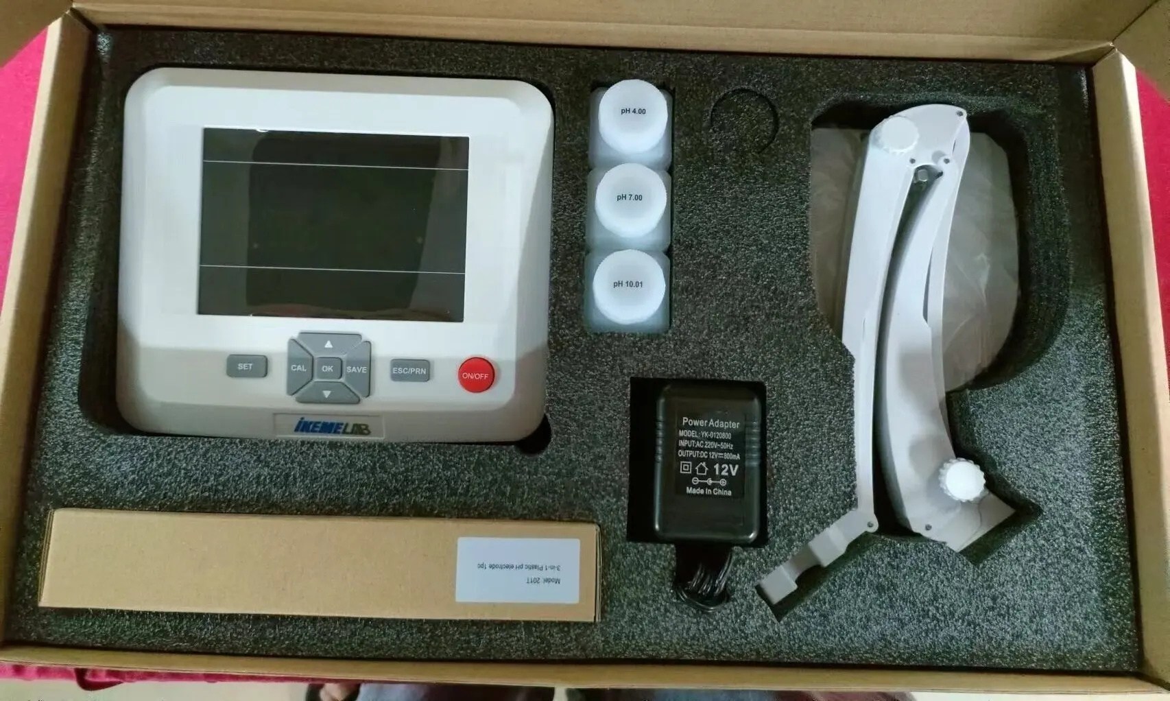 WEIAI laboratoire analyseur de qualité de l'eau compteur de pH de bureau EC/DO/PC/CD/PD/PCD eau potable Aquarium piscine testeur de PH