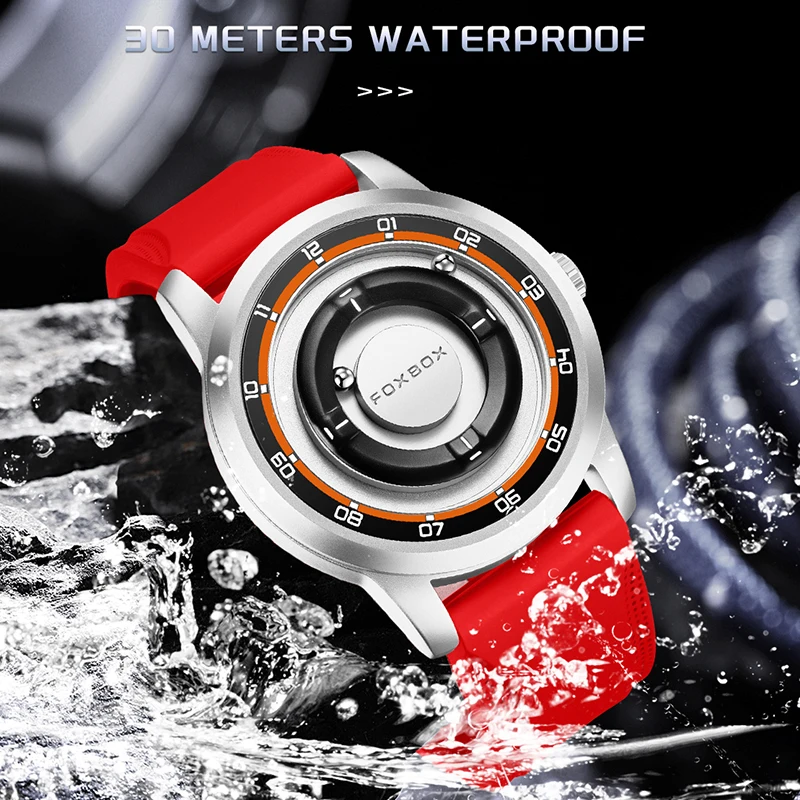 Men's Fashion Quartz Watch with Magnetic Force Quartz