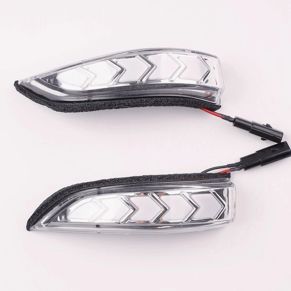 ZZ-2pcs LED Dynamic Turn Signal Blinker Side Rear-View Mirror Indicator Light For Toyota Auris E180 2013-2018 5