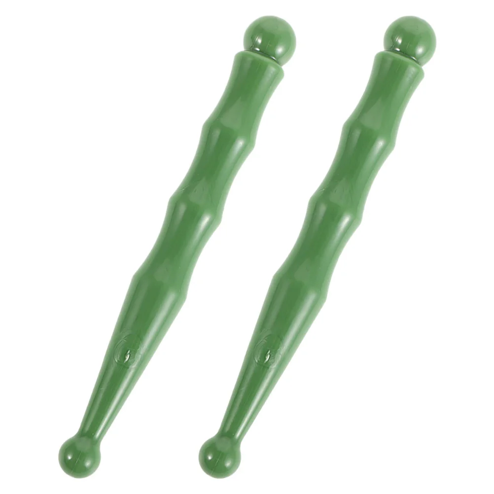 2-delige voetmassagehulpmiddelen Acupressuurpen Gezichtsmassager Schraapstok Acupunctuur