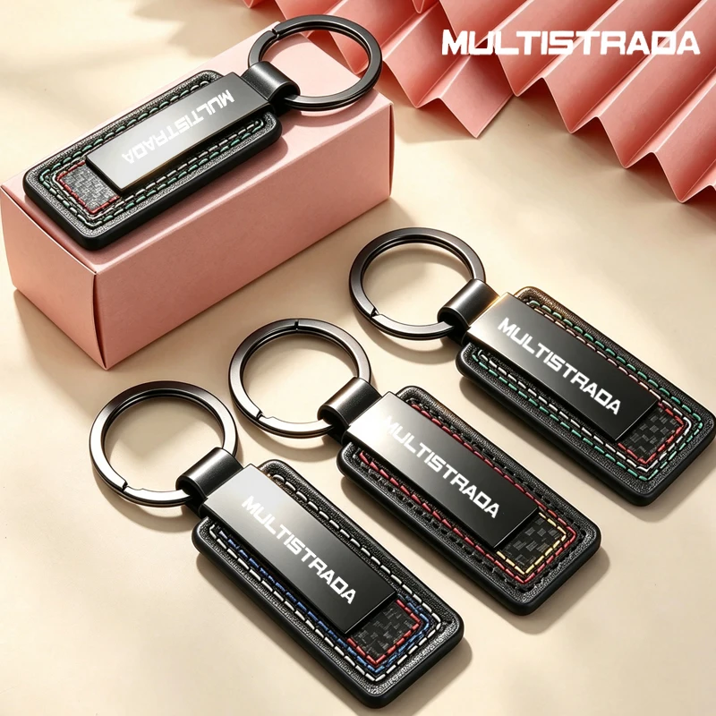 Motorcycle Keychain Keyring Gift For Ducati Multistrada 950 1100 1200 1260 1200S 1260S Key Chains Buckle Universal Accessories