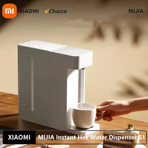 XIAOMI MIJIA 인스턴트 온수 디스펜서 S1 3L 빠른 가열 물 가열 디스펜서 온도 조절기 데스크탑 워터 펌프 홈 오피스