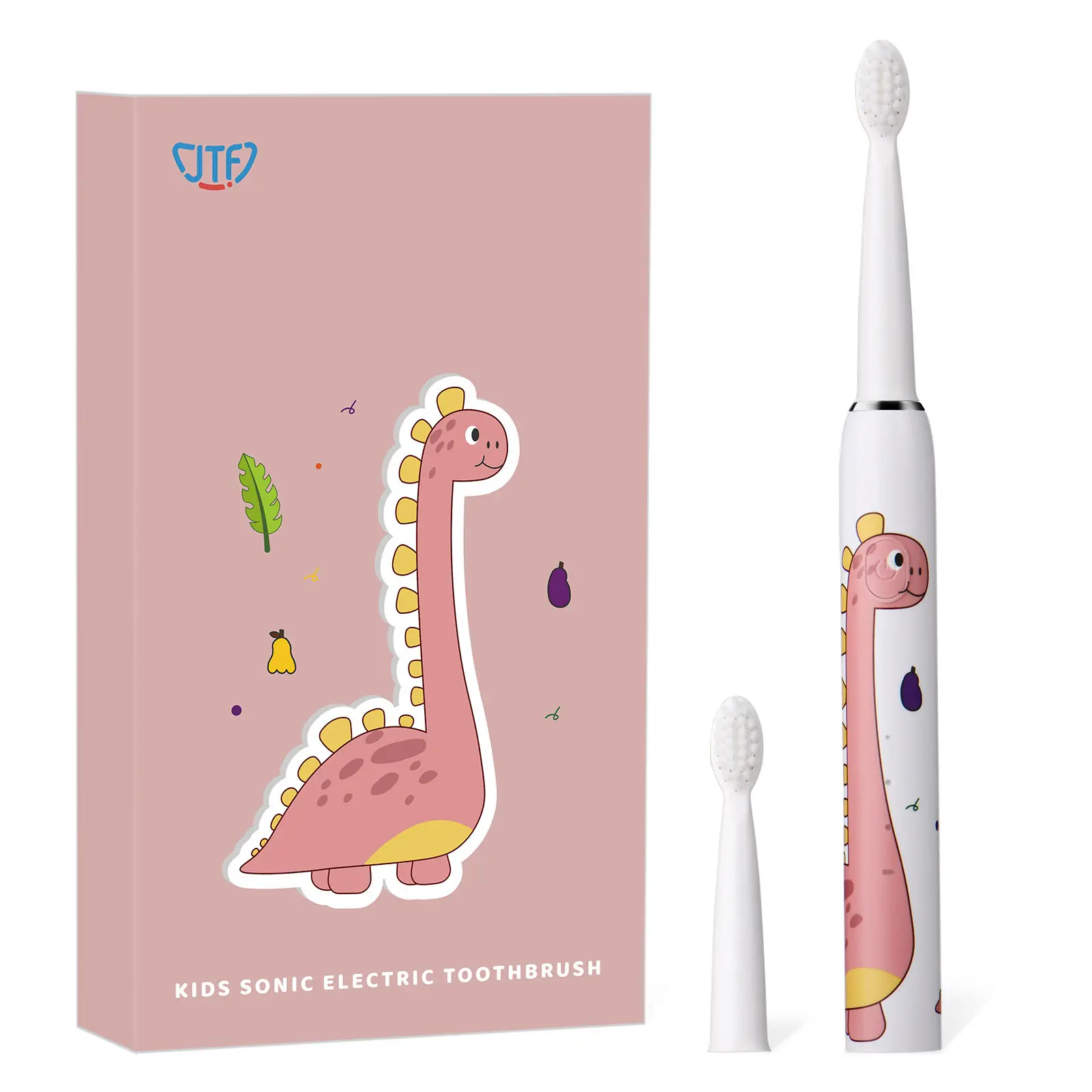 

Compatible with oral B children's sonic electric toothbrush cartoon children's USB charging soft automatic waterproof 12 heads
