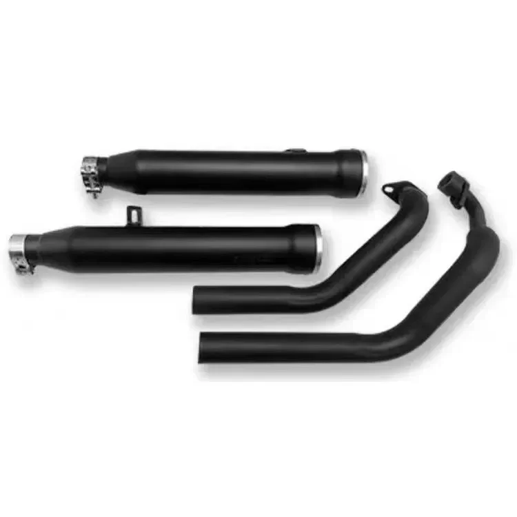 Suitable for Benda Greystone 300 modified Harley Cobra exhaust pipe unilateral double low and thick VH exhaust