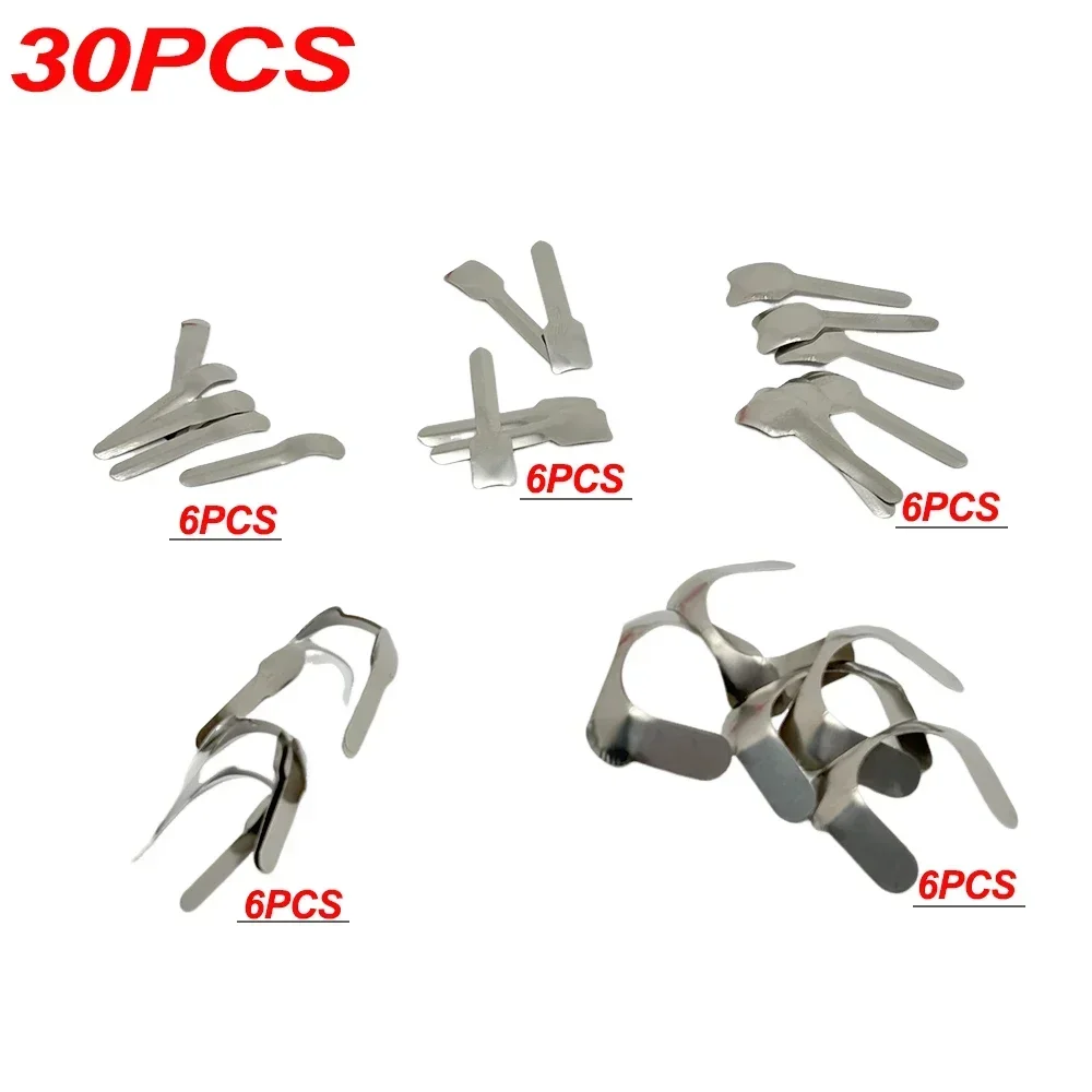 30Pcs Anterior Matrice Dental Proximal Anterior Strips Matrix Bands Twin Anterior Matrices Matrix Systems Dental Restoration