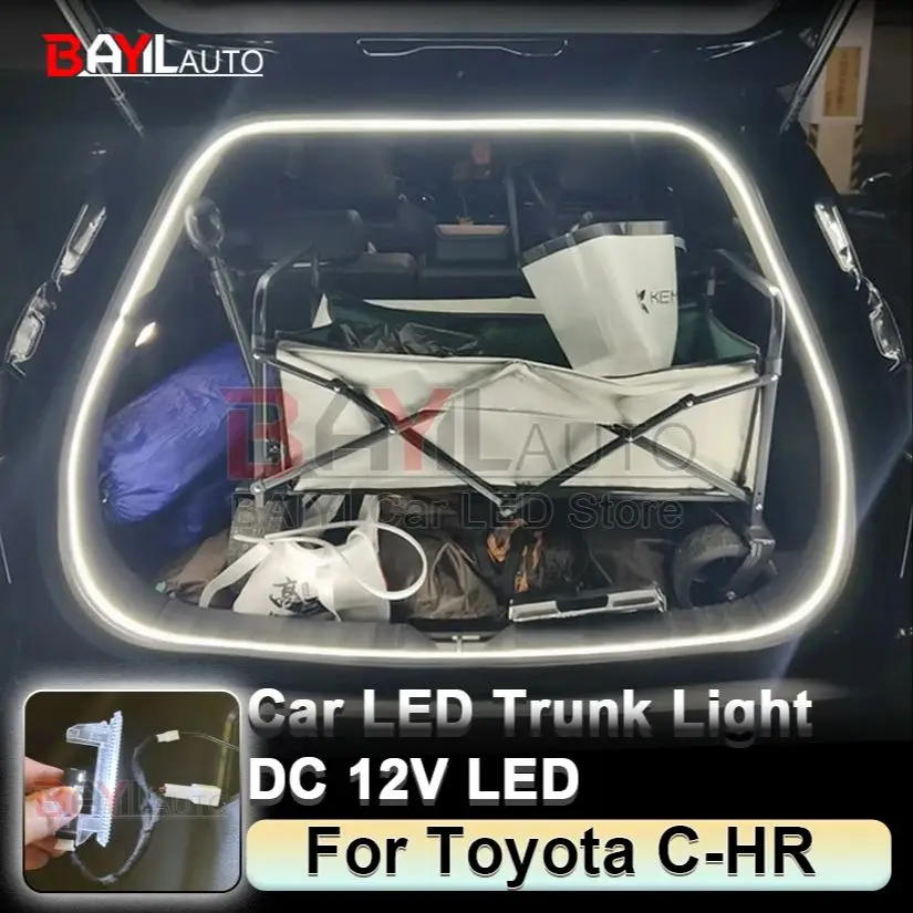 

Customized For Toyota C-HR Car LED Trunk Light Flexible Atmosphere Light Tail Box Light Interior Decor Auto Accessories