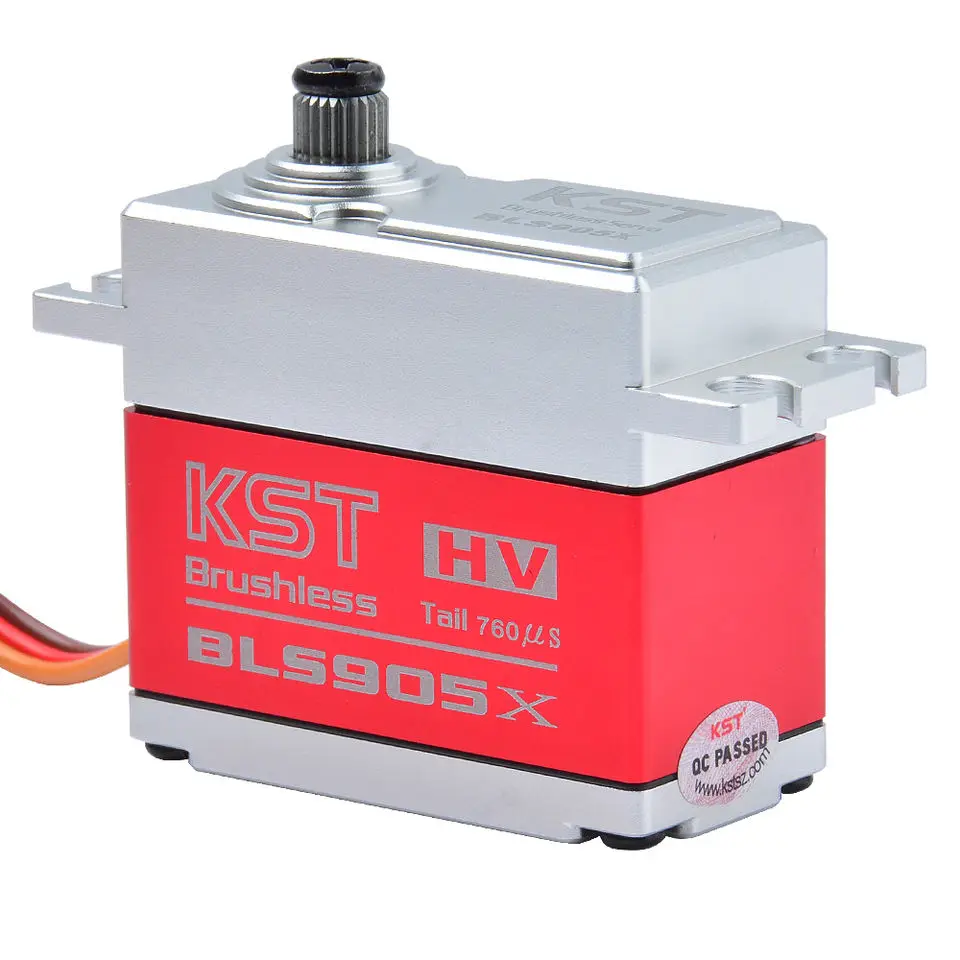 KST BLS905X-servomotor trasero para Robot UAV, 8,4 v, 8kg, 0.035seg, tamaño estándar, sin escobillas, 550-700