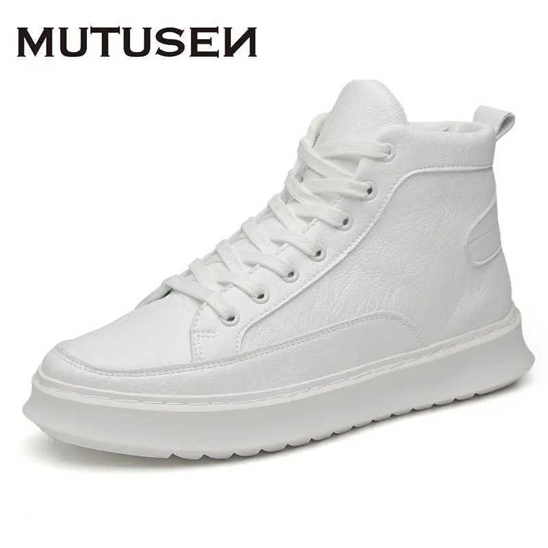 High Top Mens Designer Shoes Chunky Skateboarding Shoes Vintage Casual Men Boots White Luxury Sneakers for Men