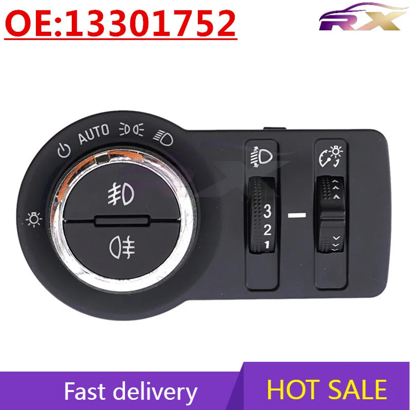 

OEM:13301752 car headlight fog light adjustment switch headlight combination switch For Chevrolet Cruze