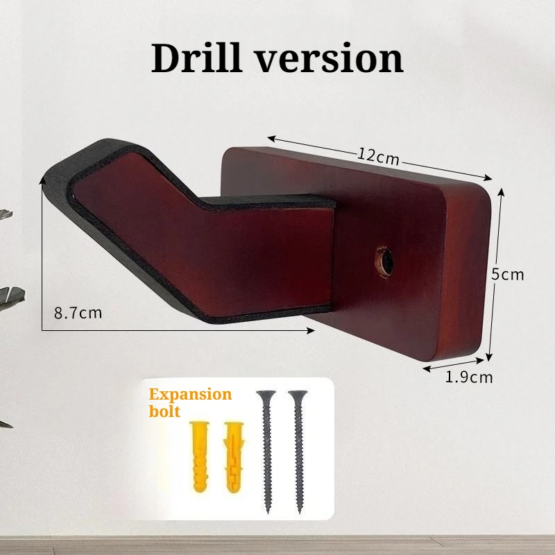 Solid Wood No-drilling Guqin Hook Handmade Stable Durable Wall-mounted Well-crafted Guqin Stand Musical Instrument Accessories image 5