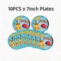 10pcs 7inch plates