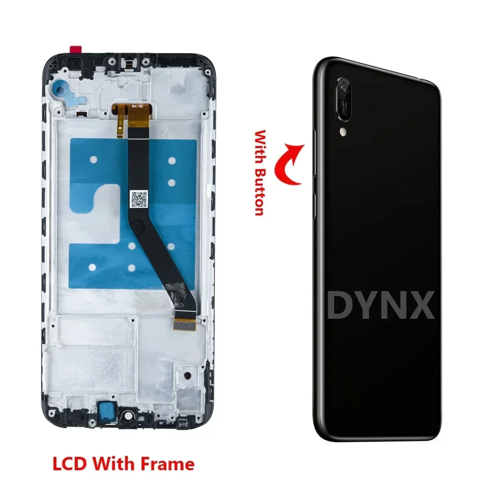 6.09\'\' For HUAWEI Y6 2019 For Honor 8A MRD-LX1F LX1 LX3 LX1N LCD Display With Frame Touch Screen Digitizer Assembly Replacement