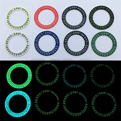 NH35 Luminous Watch Calendar Disc Black White Green Blue Date Wheel For NH34 NH35 MovementS Modified Repair ToolS 3.0/3.8 Crown