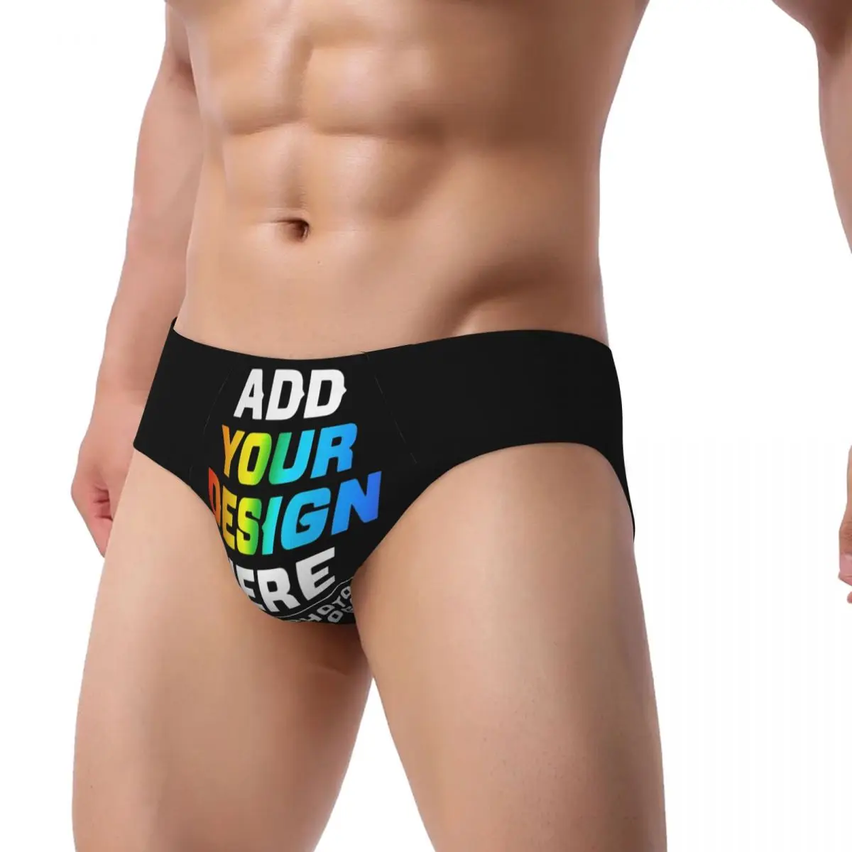 Custom Men's Personalized Custom Add Your Name Panties Underwear Male Comfort Customized Photo Logo or Text Briefs Underpants