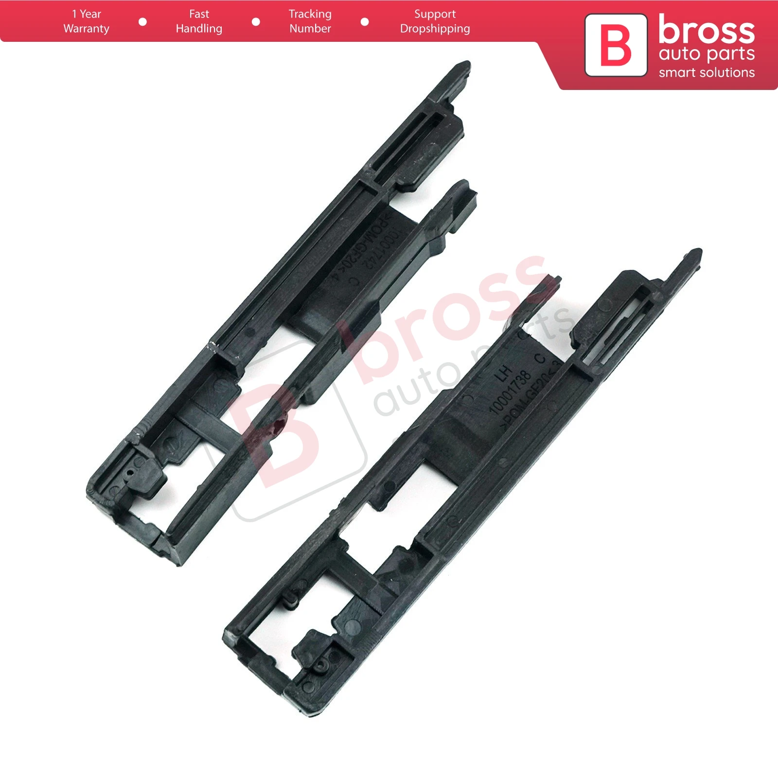 Bross Auto Parts BSR544 Sunroof Sunshade Runner Repair Parts 54107199478 for BMW X5 X3 E61 Fast Shipment Ship From Turkey