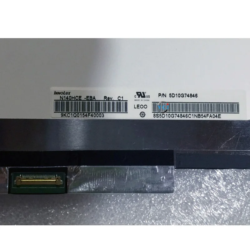 Imagem -03 - Tela Lcd Slim Laptop Matriz de Exibição Ips 30pin Lp140wf3-spl2 N140hca-eba Lp140wf7-spc1 N140hca1.1 N140hce-eba 1920x1080