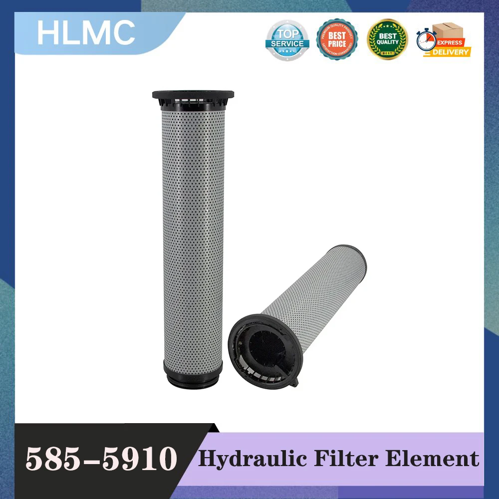 4915241 5909787 5855910 491-5241 590-9787 585-5910 Druable OEM Excavator Hydraulic Filter Element Hydraulic Filters As