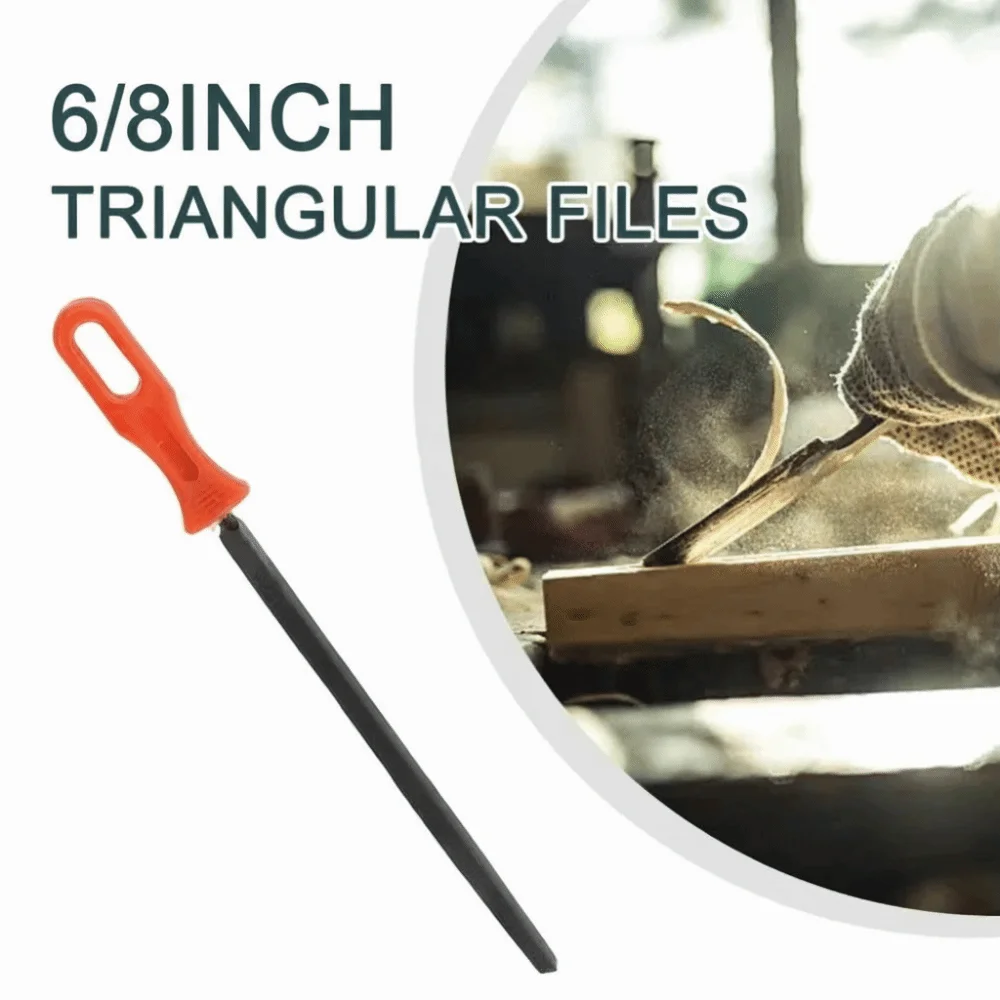 Versatile Metal Grinding Triangular File Steel Material Triangular Shape Hand Saw Steel Triangle Wood Working