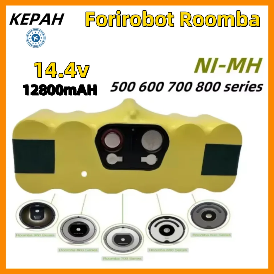 

Аккумулятор 14,4 В 9800 мАч для iRobot Аккумулятор серии 600, 700, 800, 900 для iRobot Roomba 14,4 В, 620, 650, 770, 780, 580