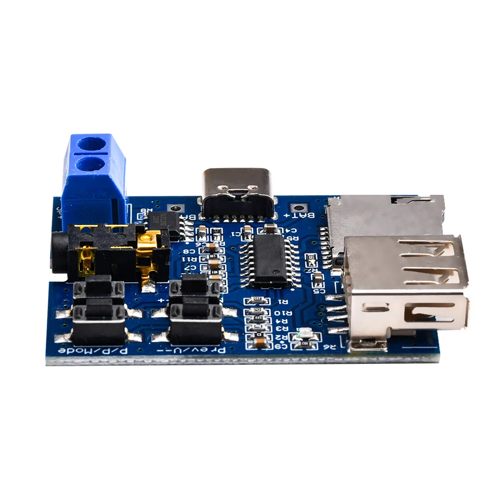 TF-Karten-USB-Stick MP3-Format-Decoder-Board-Modul Verstärker Audio-Player mit Dekodierung – Detail 10