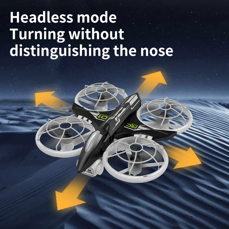 JJRC H132 principiante RC Drone Trainer 480P cámara Control remoto acrobacias Quadcopters Drones juguete luces coloridas niños regalos de navidad