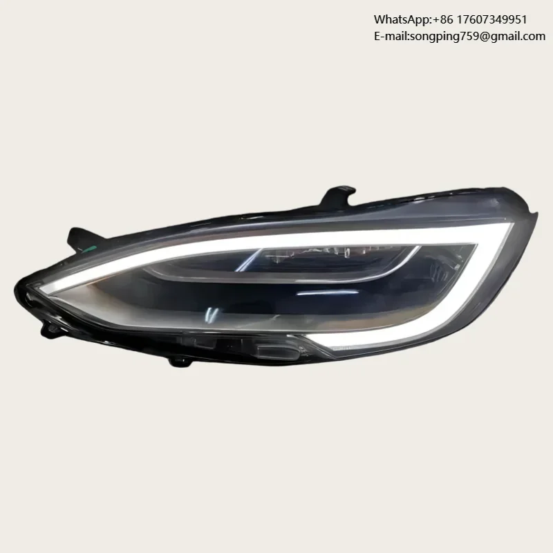 For Tesla Model S Headlight Assembly Car Light Original LED Feb 2012 - Mar 2016 OEM 105357000F 106504100E 105357000F 600590600D