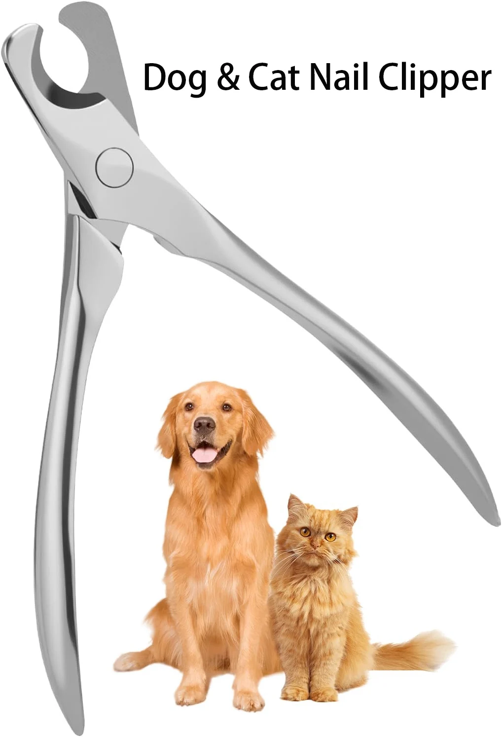 Professional Pet Nail Clipper Sharp Safety Animal Grooming Toe Trimmer Stainless Steels Finger Cutter for Dog and Cat
