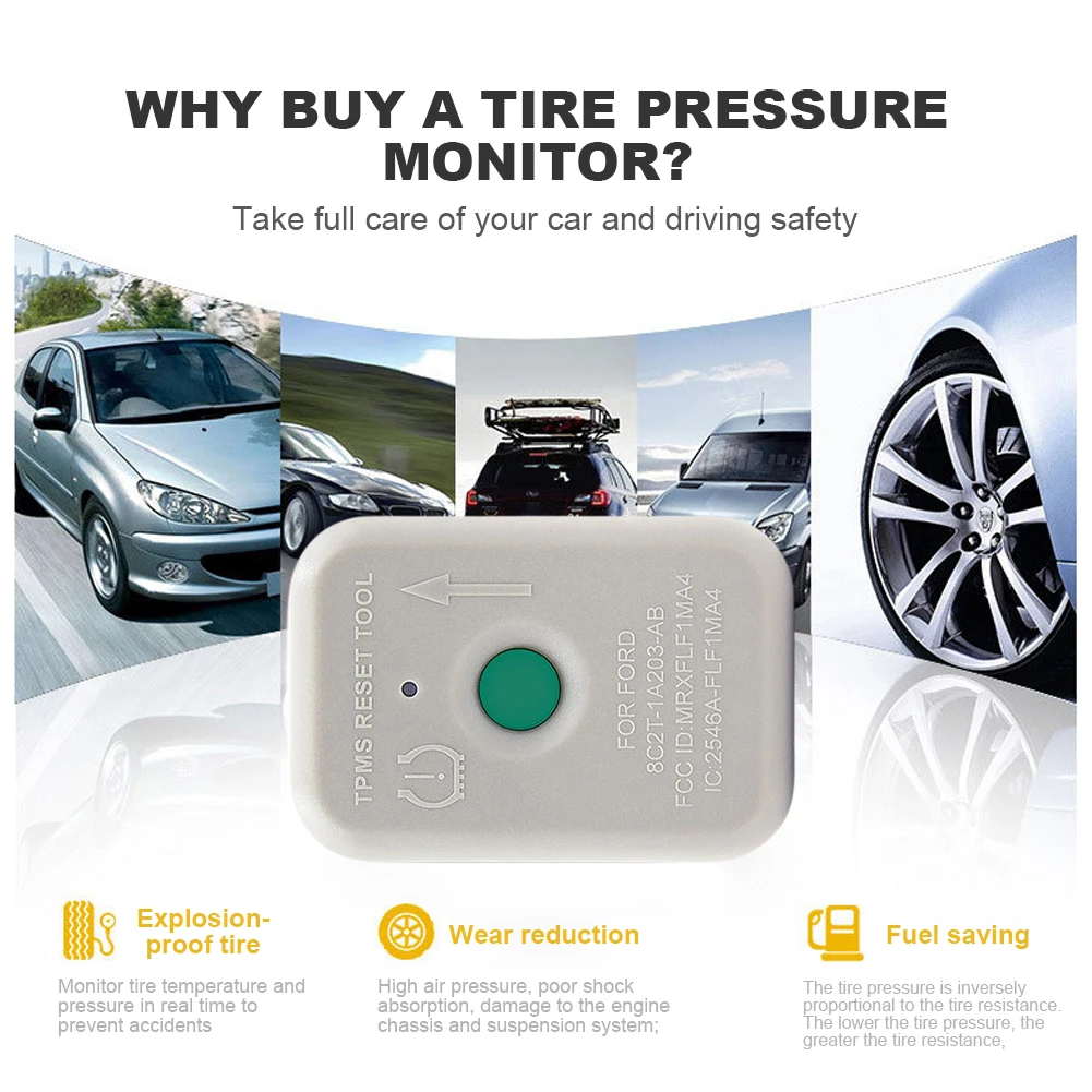 أداة إعادة ضبط ضغط الإطارات TPMS ، أداة إعادة الضبط لسيارة TPMS ، أداة إعادة الضبط لسيارة TPMS ، Mazda-ange ، 8c2z-1a20-a