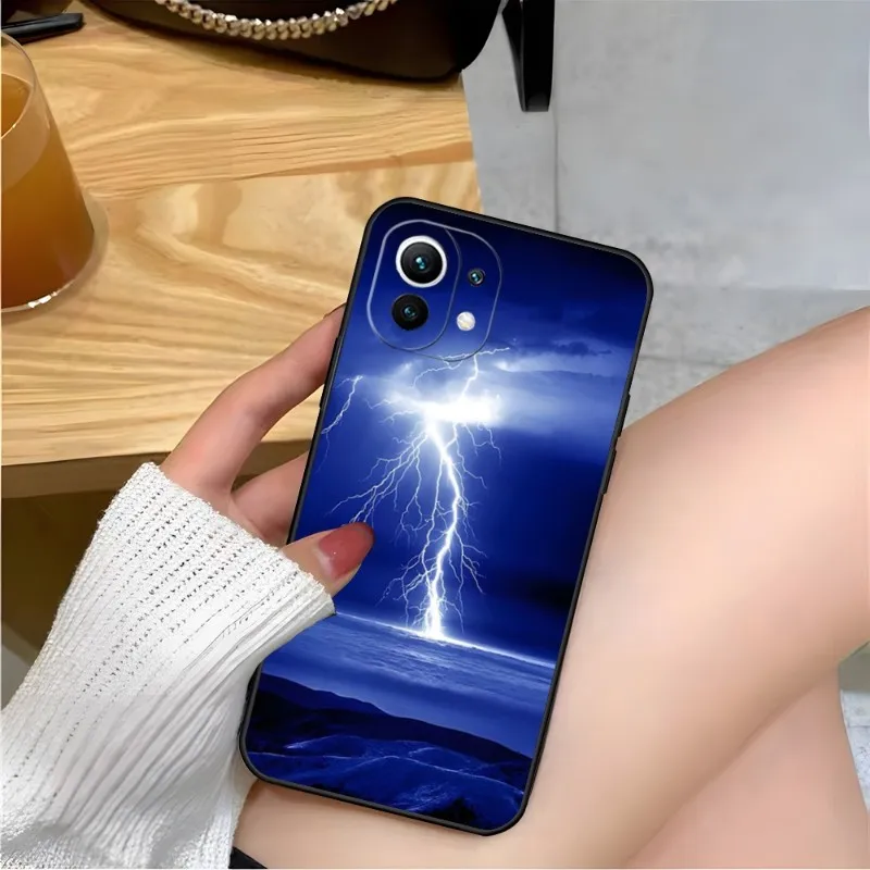 Thunder And Lightning Phone Case For Redmi Note 11 A C T 10 T X 4g 5g 7 A 8 A 9 S S Pro Plus High Quality Soft TPU Silicone