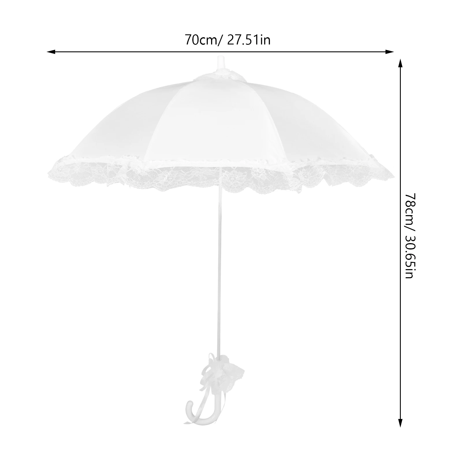 Lace Umbrella Elegant Parasol Vintage Lace Sunshade Umbrella Scene Photo Prop Stage Perform Parasols Bridal Wedding Party decor