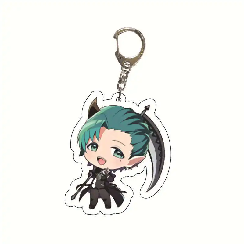 Брелок для ключей с рисунком аниме «Добро пожаловать в школу демонов» Iruma-kun Suzuki Iruma Valac Clara, украшение для фигурки, сумка, автомобильный брелок для ключей, очаровательные подарки