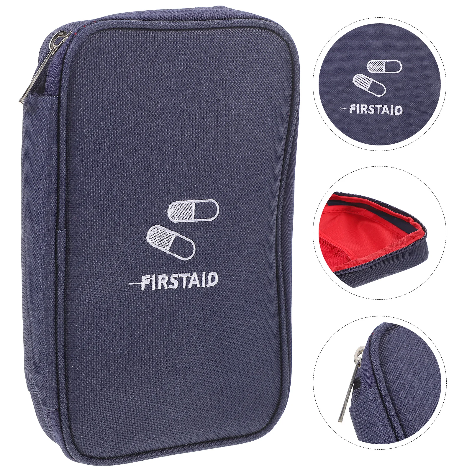 

Medicine Bag Portable Large First Aid Bag Travel Nursing Organizer for Emergency Supplies Storage Hiking Camping