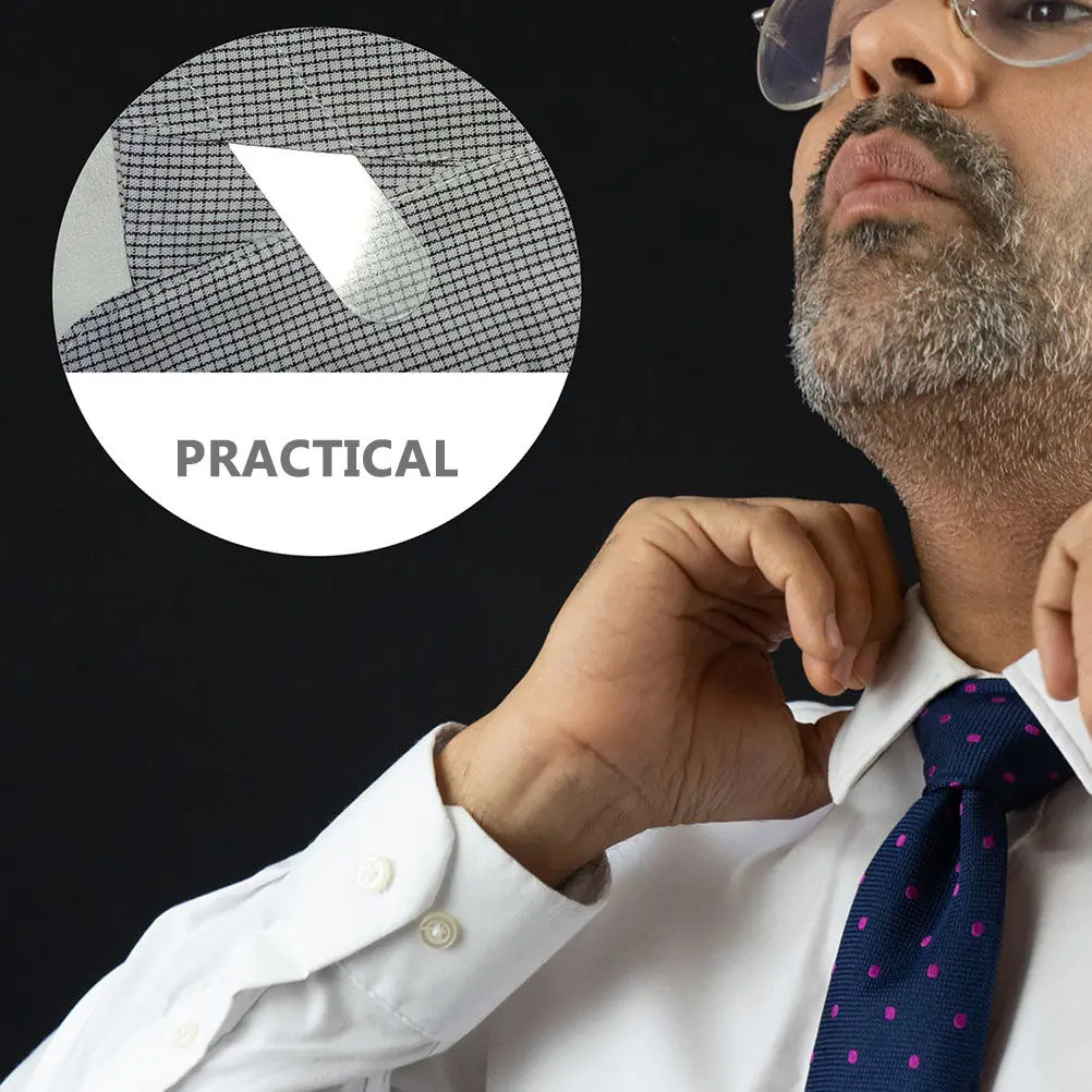 200 шт. поддержек для воротника мужской рубашки, для формальной одежды, долговечные, качественные, с закругленными краями, простые в использовании