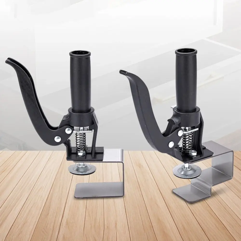 Stainless Steel Drawer Panel Clips Woodworking Jig Home Furniture Accessories Fixed Clamp Black Quick-Release Detachable Clip