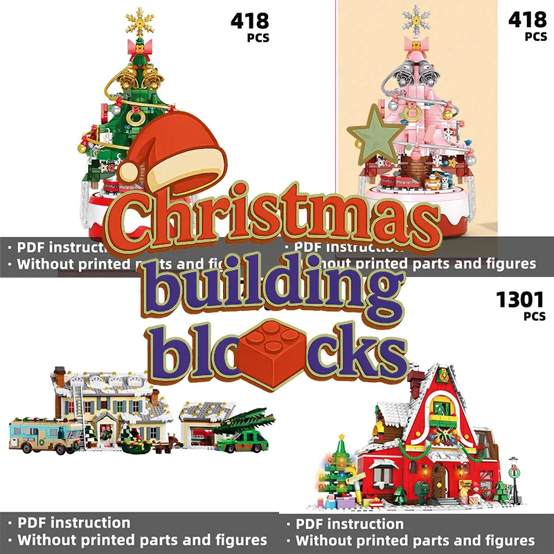

Рождественские строительные наборы ограниченной серии — эксклюзивные игрушки для праздничных мероприятий для украшения и улучшения вашего Рождества