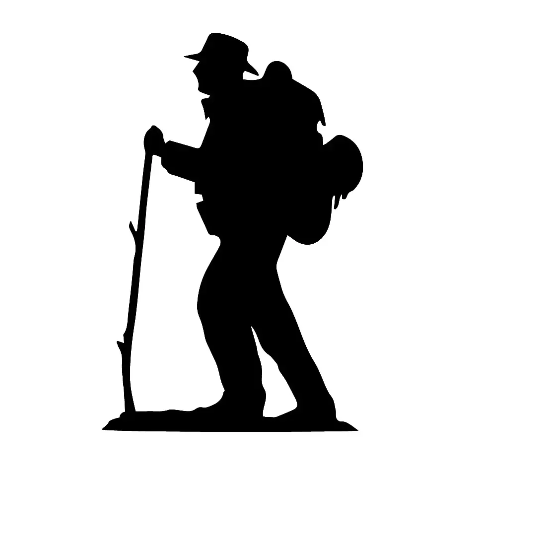 Car Sticker Hiker Mountain Hiking Adventure Vinyl Decal Window Bumper Decor Sticker
