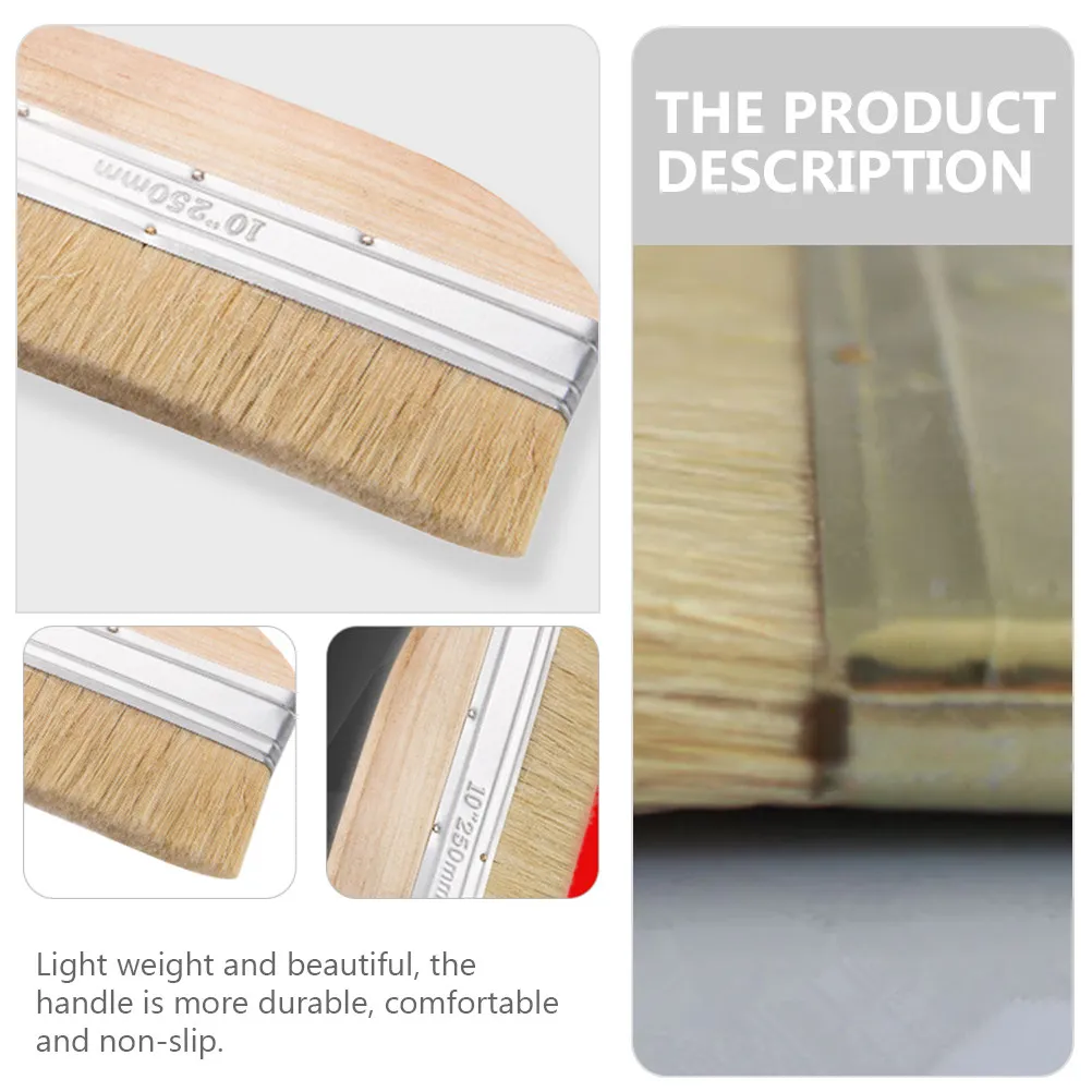 

large Paint Brush bristles row brush Wood Handle Furniture Cleaning tool Fitment Dedusting cleaning Brush for Fan Dust Removal
