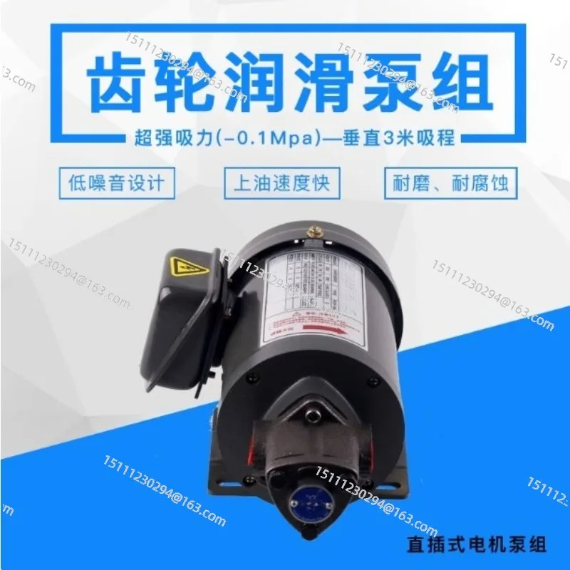 All-copper wire oil pump and motor combined hydraulic gear lubrication cycloidal circulation cast iron pump