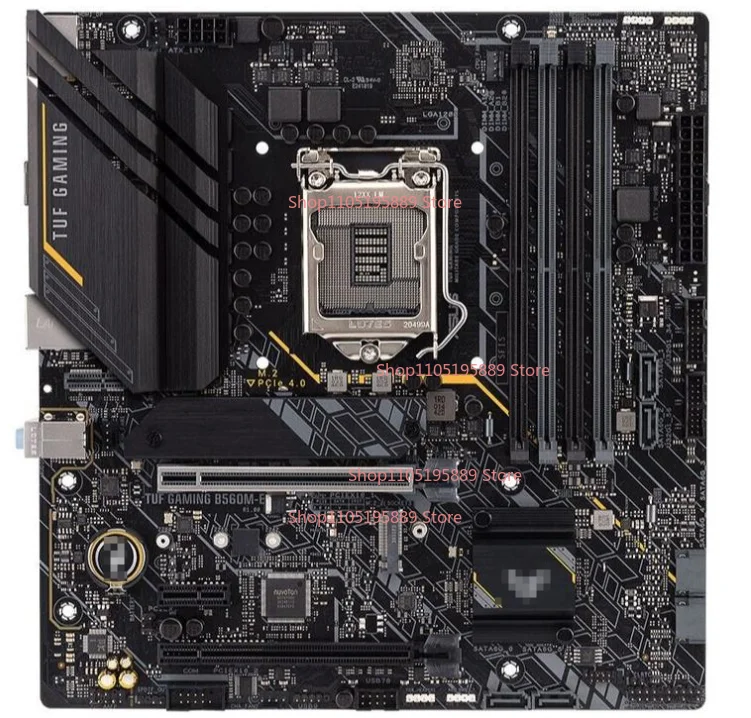 For ASUS TUF GAMING B560M-E main board, LGA1200 interface, support 10/11 generation intel processor