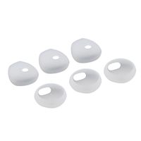 3 Pairs Soft Silicone Ear Pads Earphone Eartips Ear Buds Silicone Suit for Huawei AM116 AM115 Vivox9 Premium Dropship